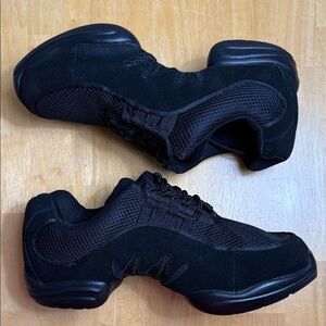 Balera Black Mesh Athletic Shoes